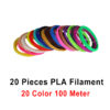 Add 100M 20Color PLA