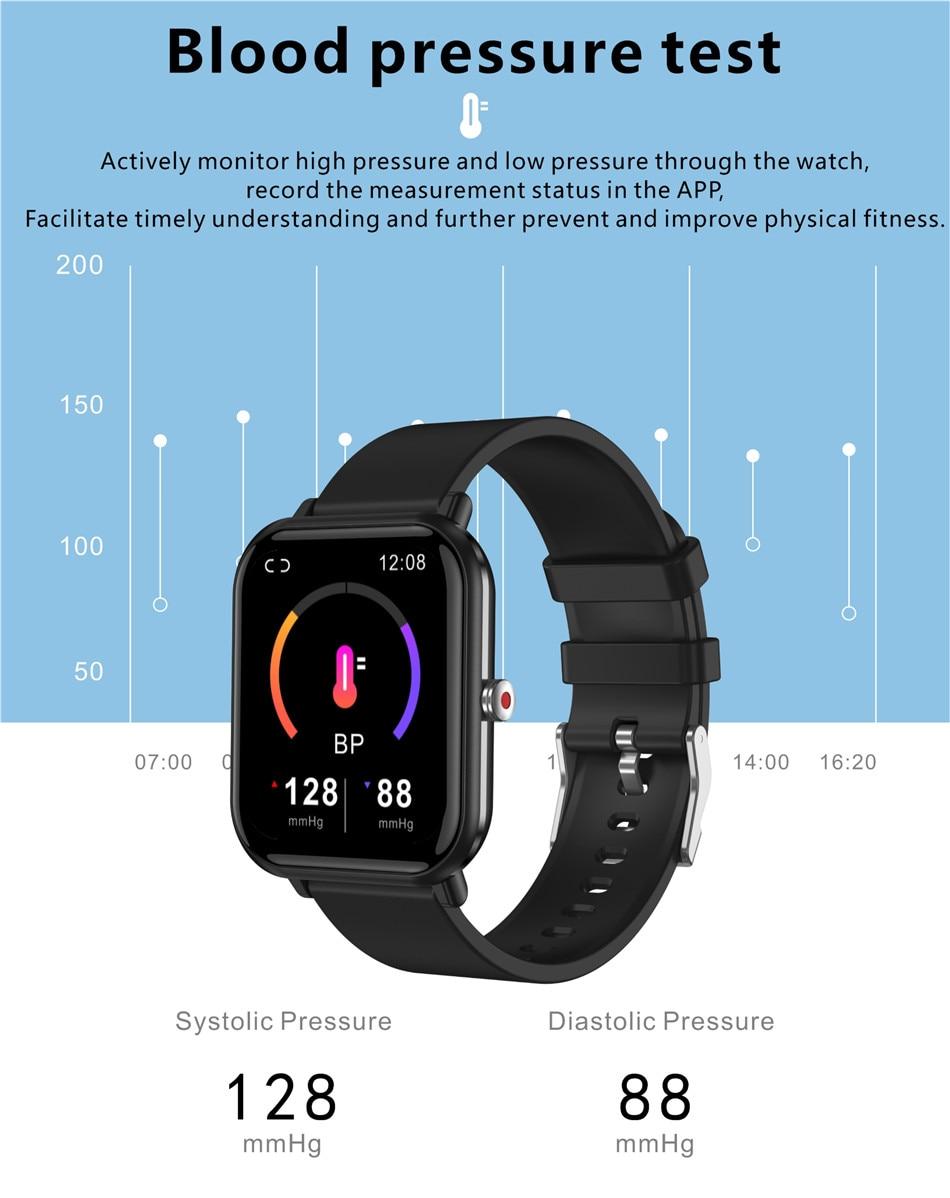 LIGE New Smart Watch Men Waterproof Bluetooth Smart Bracelet Sport Fitness Watch Health Tracker smartwatch Woman For Android IOS