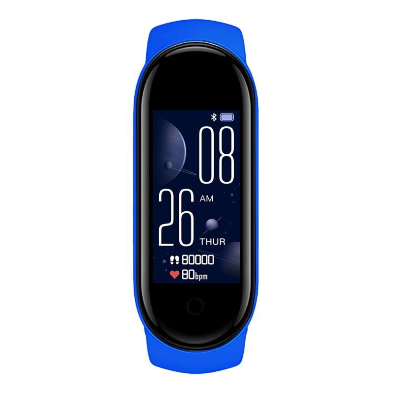 M5/M6 Fitness Bracelet Sport Pedometer Smart Walk Step Counter Heart Rate Blood Pressure Monitor Waterproof Smart Watches 2021