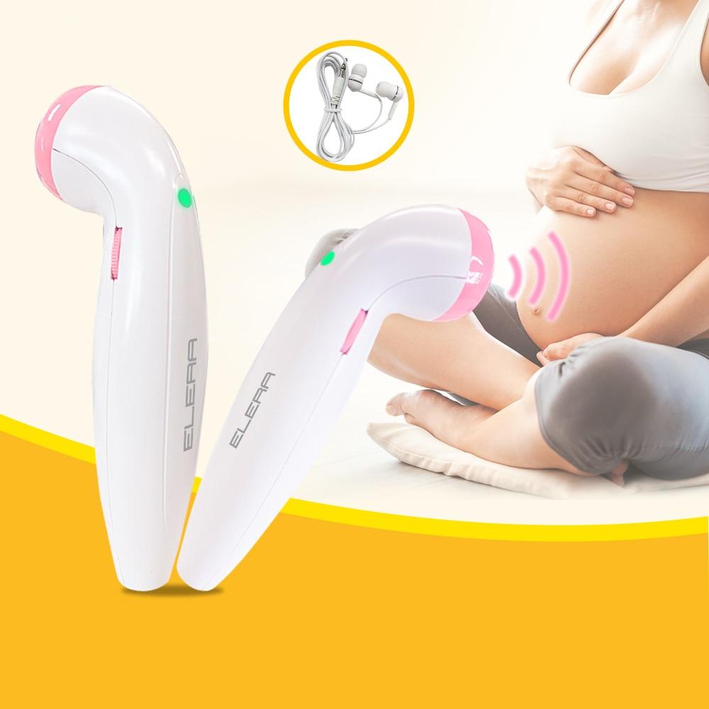 Elera Fetal Doppler Baby Monitor Portable Baby Heart Rate Detector Earphone Ultrasound Pregnant 2.5MHz No Radiation