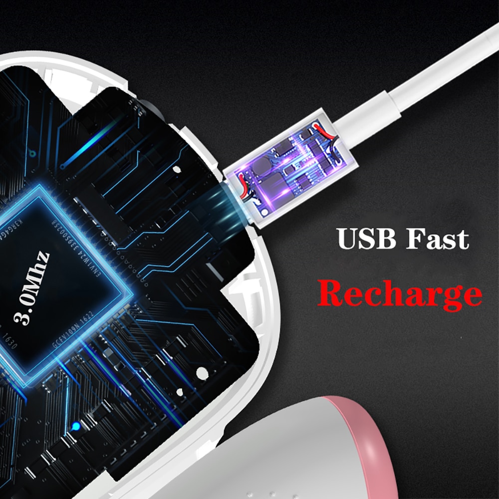 Chargeable Fetal Doppler Pregnant 3.0Mhz Upgrade Probe For Pregnant Doppler Fetal Baby Heart Rate Monitor USB Charging Free box