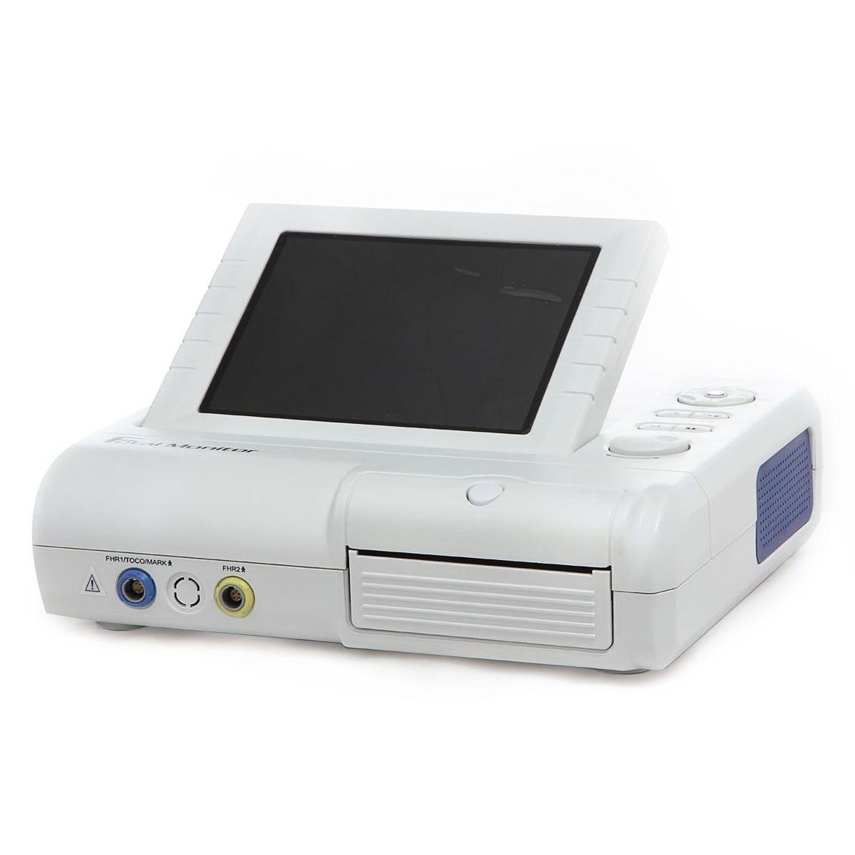 Contec CMS800G Color Display Fetal Monitor Twins Probe Real-time Printing Acquire Abnormal FHR,TOCO,FMOV 3 in 1Transducers Alarm