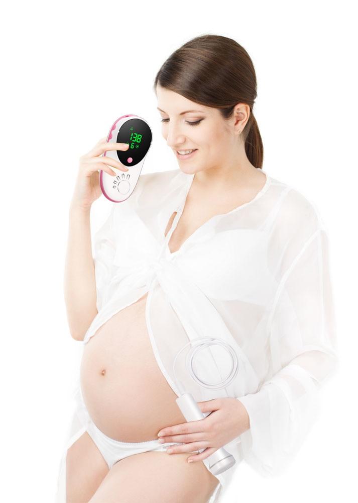 ELERA Fetal Doppler Heartbeat Detector Portable Ultrasound Pregnant Baby Heart Rate Monitor LCD 2.5MHz Pocket Vascular Doppler