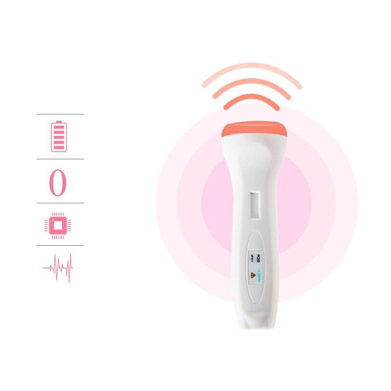 2.5MHz Prenatal Fetal Doppler Baby Heartbeat Monitor Baby Heart Rate Detector Sonar Doppler For Pregnant Women No Radiation