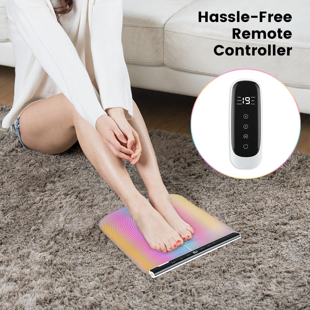 EMS Foot Wireless Massager Smart Blood Circulation Acupoint Stimulation Hips Calves Body Massage Muscle Training Pad Health Care