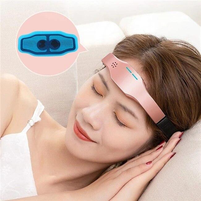 Smart Sleep Head Massager Wireless Electric Sleep Instrument Improve Insomnia Therapy Device Relieving Headache Brain Relaxation