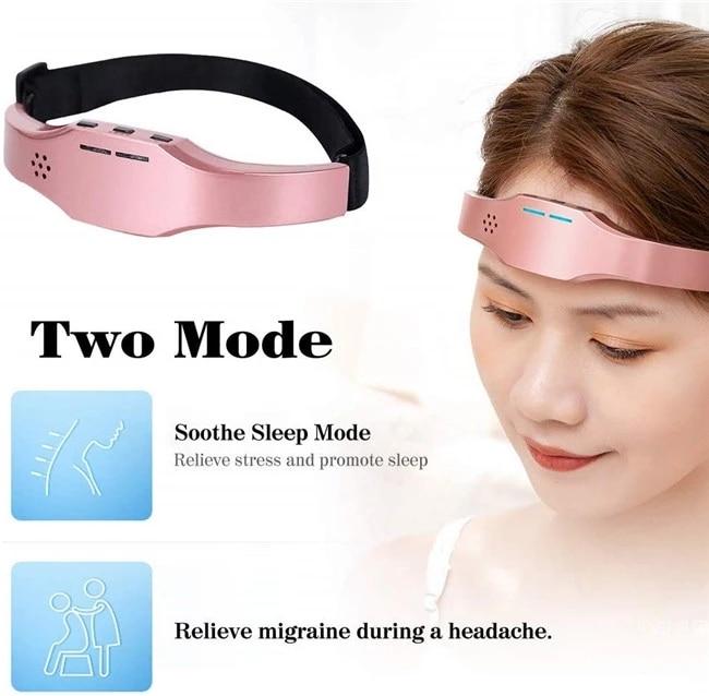 Smart Sleep Head Massager Wireless Electric Sleep Instrument Improve Insomnia Therapy Device Relieving Headache Brain Relaxation