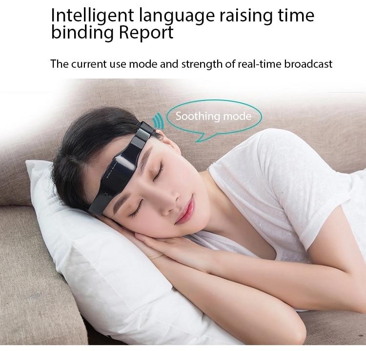 Smart Sleep Head Massager Wireless Electric Sleep Instrument Improve Insomnia Therapy Device Relieving Headache Brain Relaxation