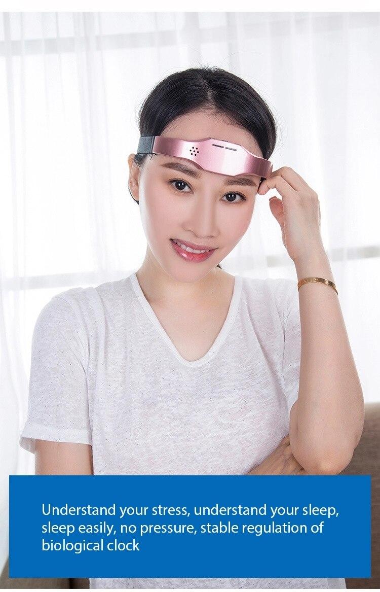 Smart Sleep Head Massager Wireless Electric Sleep Instrument Improve Insomnia Therapy Device Relieving Headache Brain Relaxation