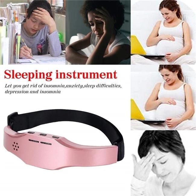 Smart Sleep Head Massager Wireless Electric Sleep Instrument Improve Insomnia Therapy Device Relieving Headache Brain Relaxation