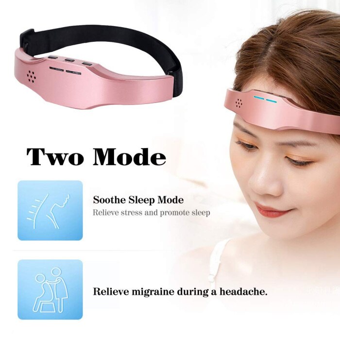 Electric Head Massager Sleeping Instrument Smart Wireless Head Massager Relieve Insomnia Headache Health99