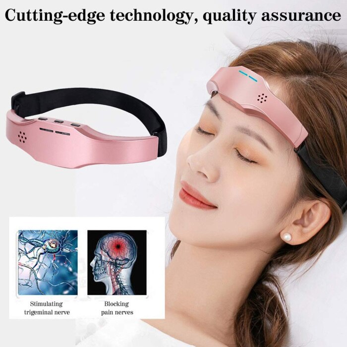 Electric Head Massager Sleeping Instrument Smart Wireless Head Massager Relieve Insomnia Headache Health99