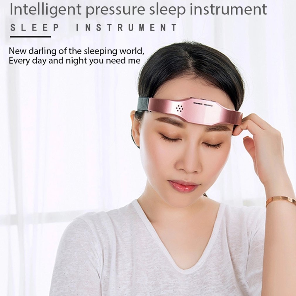 Smart Sleep Head Massager Wireless Electric Sleep Instrument Improve Insomnia Therapy Device Health Care