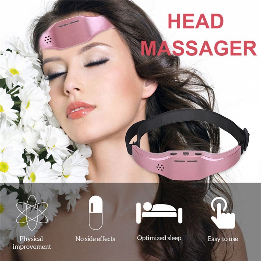 Smart Sleep Head Massager Wireless Electric Sleep Instrument Improve Insomnia Therapy Device Health Care