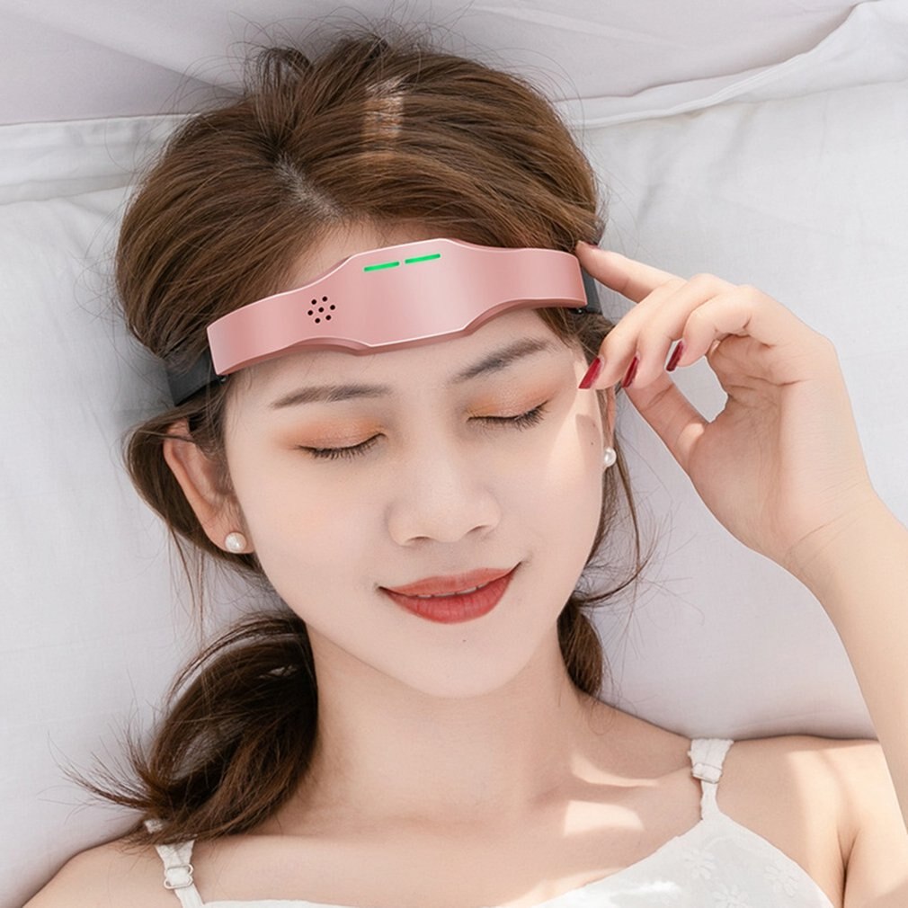 Smart Sleep Head Massager Wireless Electric Sleep Instrument Improve Insomnia Therapy Device Health Care