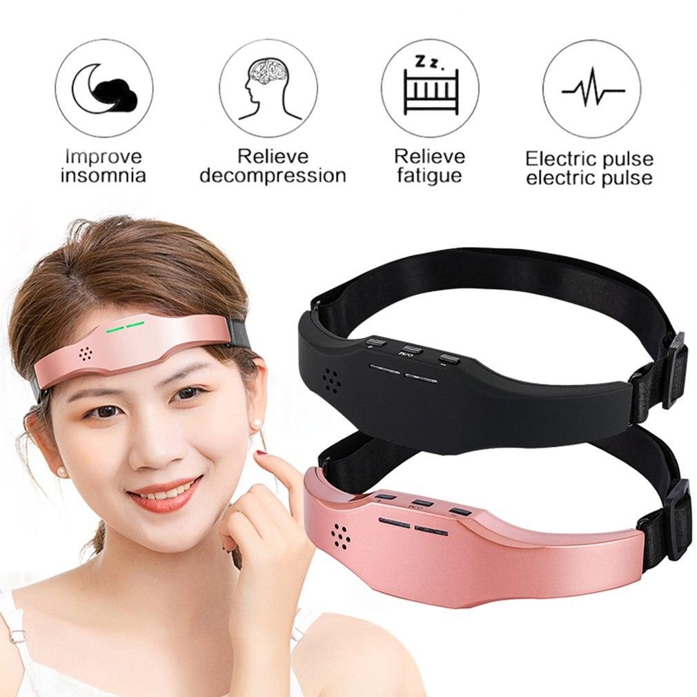 Smart Sleep Head Massager Wireless Electric Sleep Instrument Improve Insomnia Therapy Device Health Care