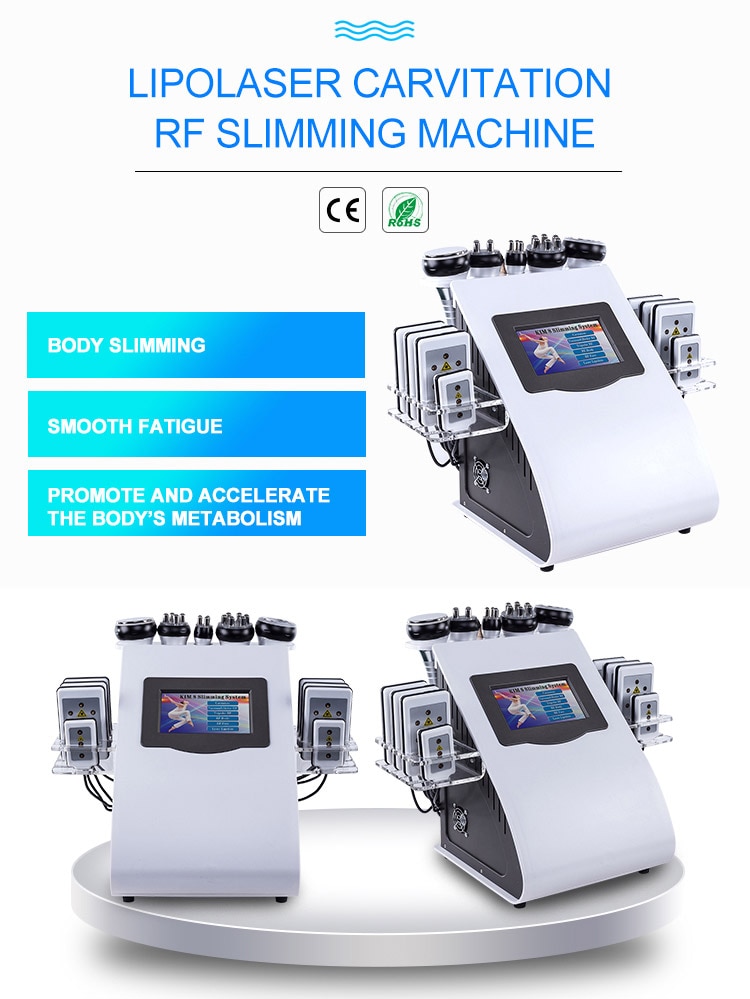 Face Massager Cryolipolysis Lipo Ultrasonic Cavitation Machine RF Lipocavitation Machine Lipolaser Beauty Salon Equipment