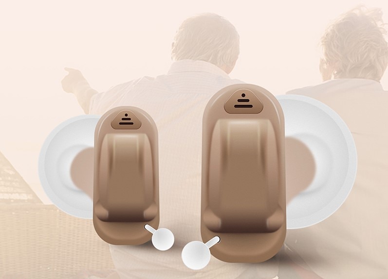 SIEMENS Signia Invisible Hearing Aid Nano8Channel Programmable Digital Hearing aids, Mobile Phone Remote Adjust Hearing Care Aid