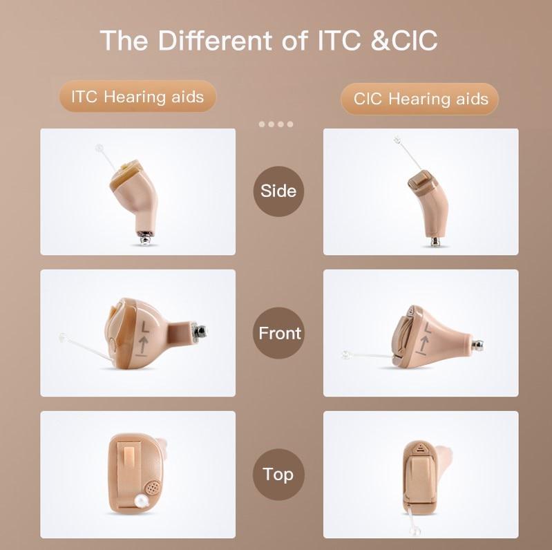 SIEMENS Signia Invisible Hearing Aid Nano8Channel Programmable Digital Hearing aids, Mobile Phone Remote Adjust Hearing Care Aid