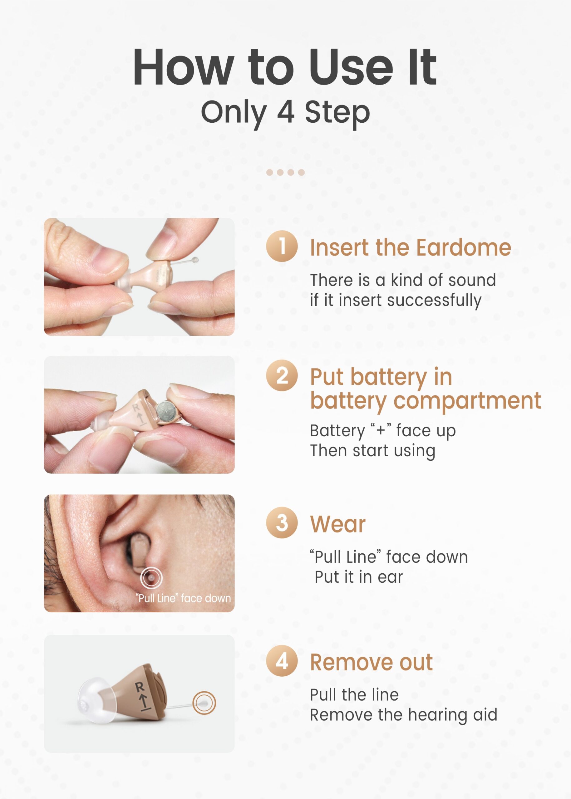 SIEMENS Signia Invisible Hearing Aid Nano8Channel Programmable Digital Hearing aids, Mobile Phone Remote Adjust Hearing Care Aid