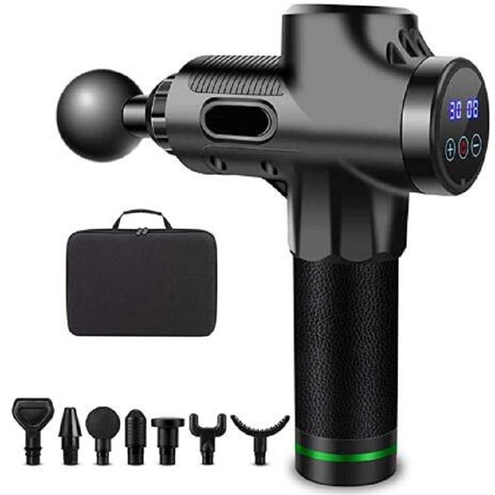 Massage Gun Fascia Gun Sport Therapy Muscle Massager Fascia Massage Gun Muscle Relief 30 Speeds Electric Body Massager US Plug