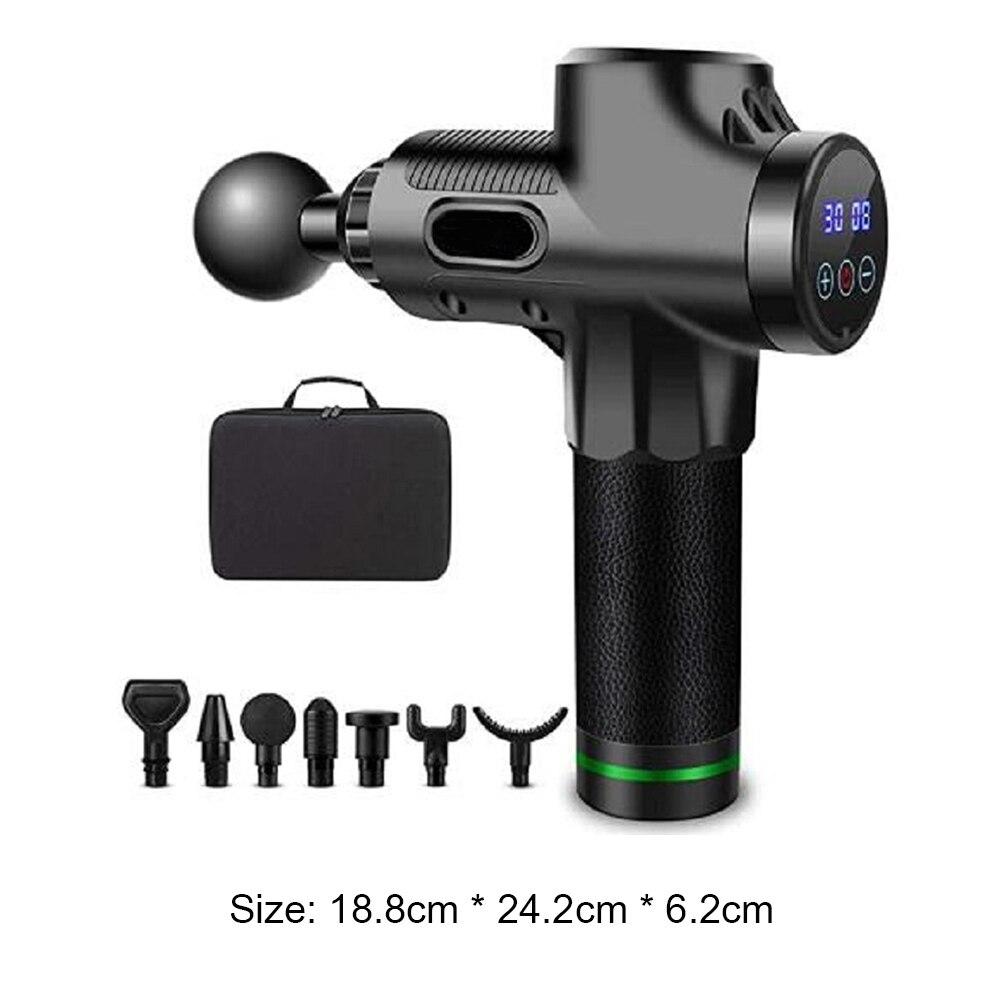 Massage Gun Fascia Gun Sport Therapy Muscle Massager Fascia Massage Gun Muscle Relief 30 Speeds Electric Body Massager US Plug