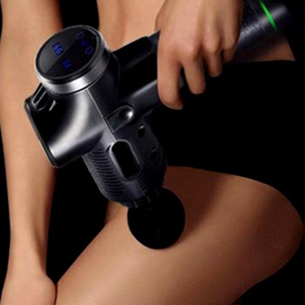 Massage Gun Fascia Gun Sport Therapy Muscle Massager Fascia Massage Gun Muscle Relief 30 Speeds Electric Body Massager US Plug