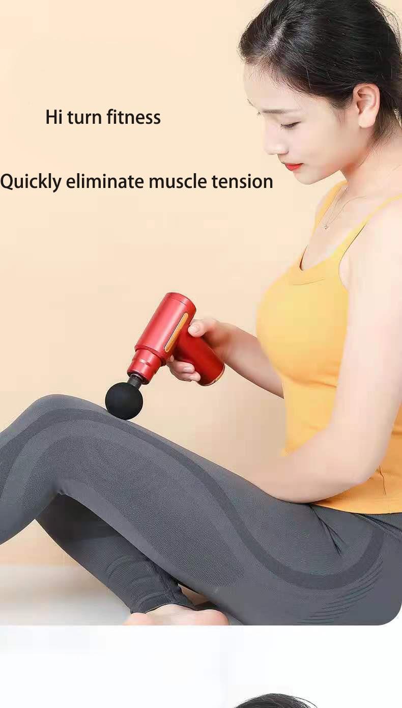 Electric massage gun automatic neck intelligent massager fascia gun whole body massage relaxation fitness muscle pain relief