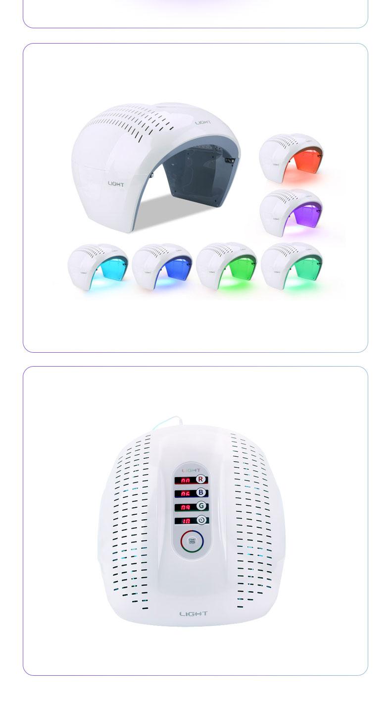 7 Color PDT LED Photon Light Therapy Lamp Facial Body Beauty SPA PDT Mask Skin Tighten Rejuvenation Wrinkle Remover Acne Device