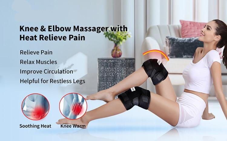 Pain Relief Infrared Therapy LED Device Red Light Knee Heating Calf Massager Home Use Knee Wrap Pad Brace Presoterapia Therapy