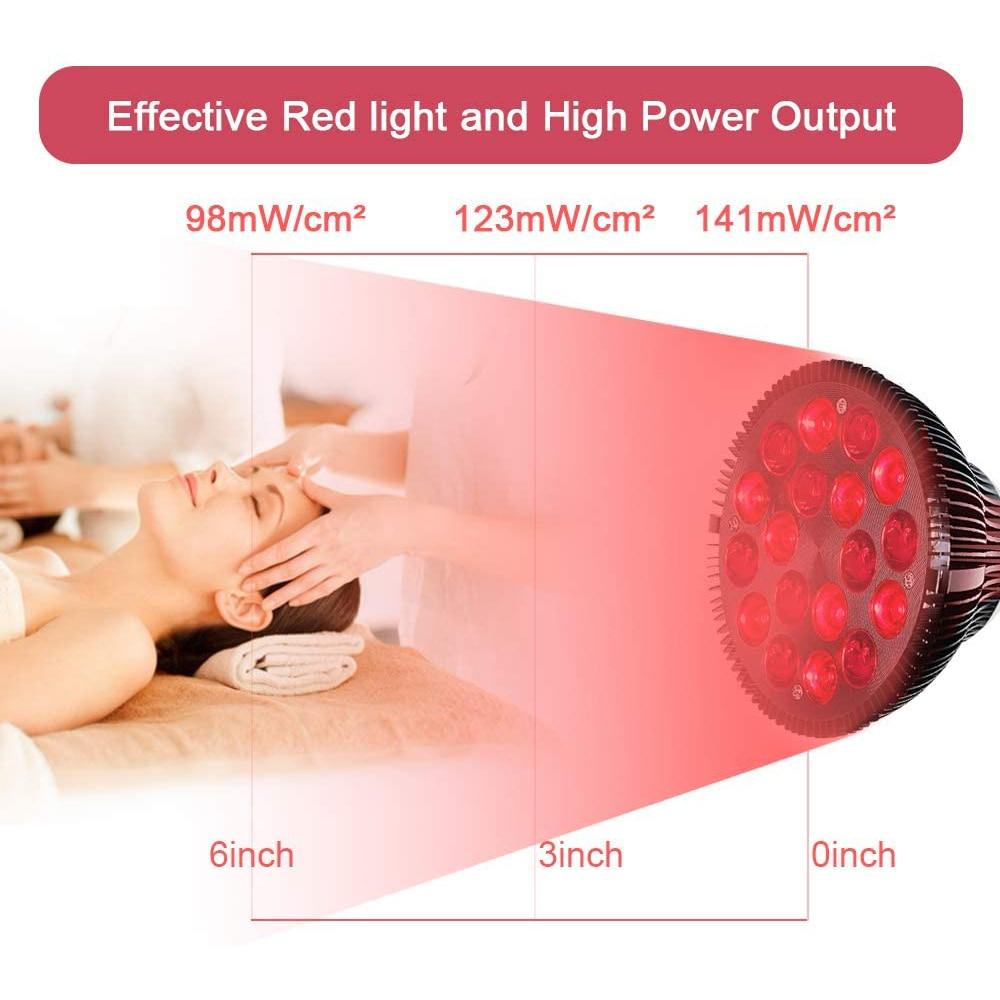 Red Light Therapy Lamp 18/54W LED Infrared Light Therapy Device 660nm 850nm Infrared Combo For Skin Care Pain Relief Health Care