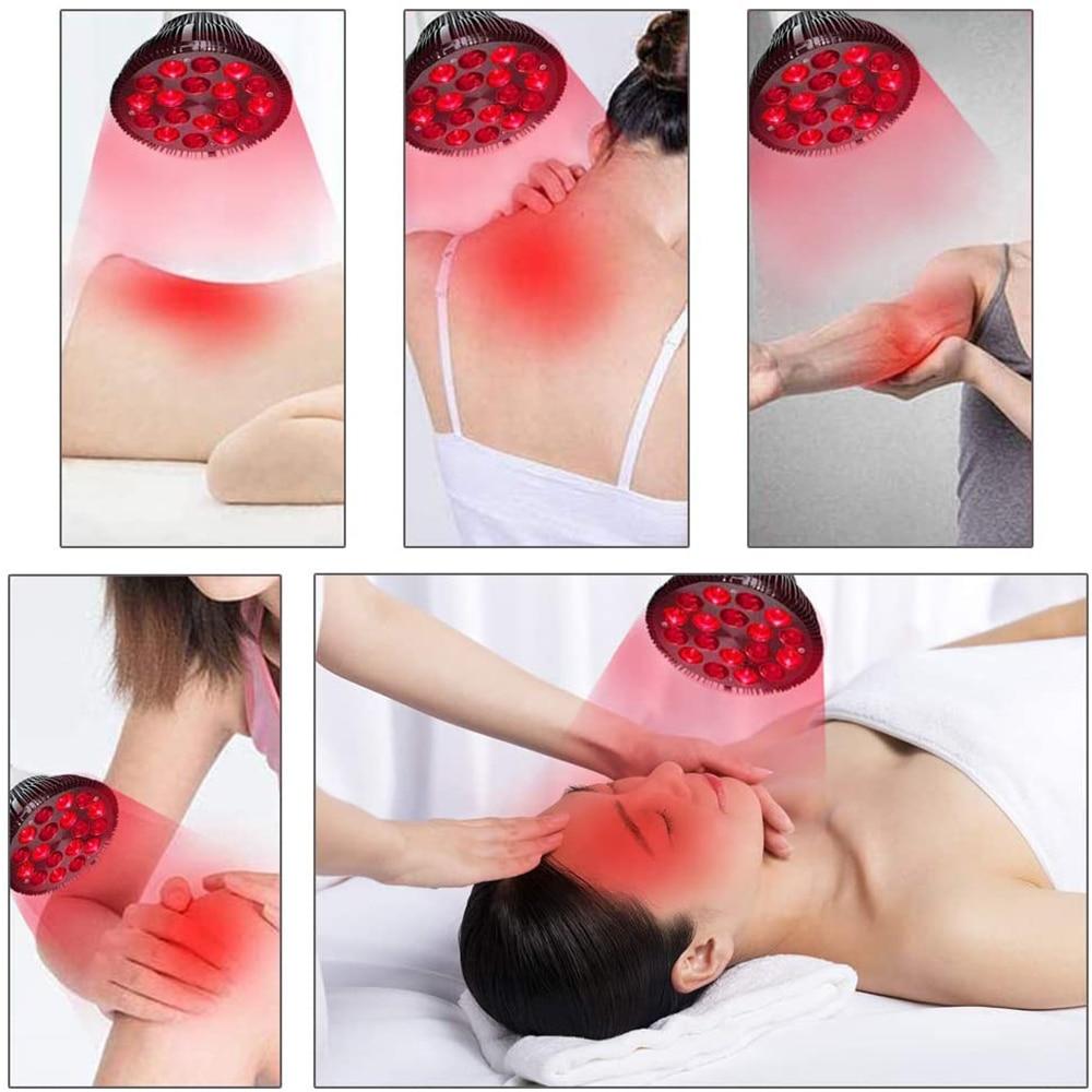 Red Light Therapy Lamp 18/54W LED Infrared Light Therapy Device 660nm 850nm Infrared Combo For Skin Care Pain Relief Health Care