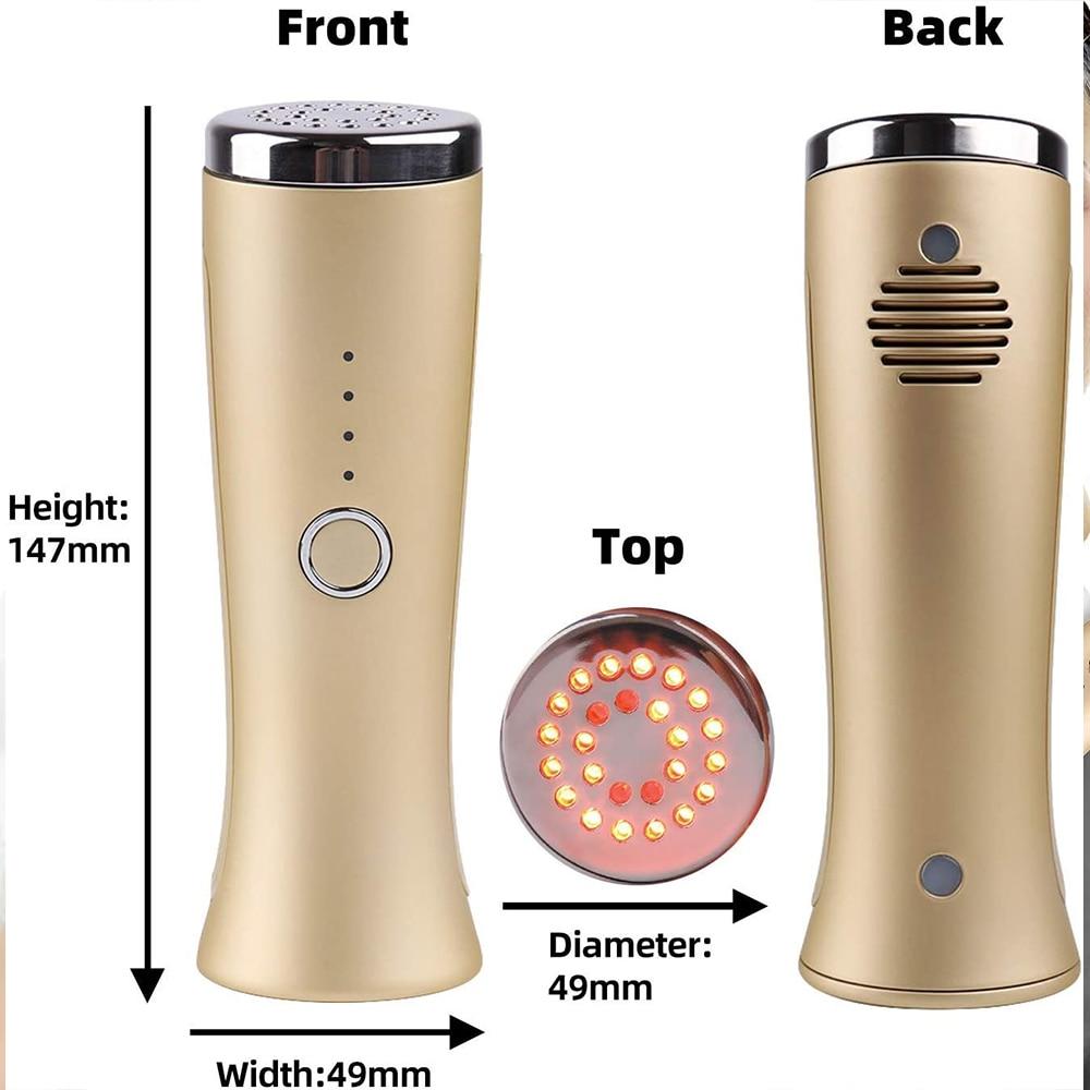 Red Light Skin Rejuvenation Machine Anti Aging Infrared LED Light Photon Therapy Device Wrinkle Removal,Face Lift Skin Massager