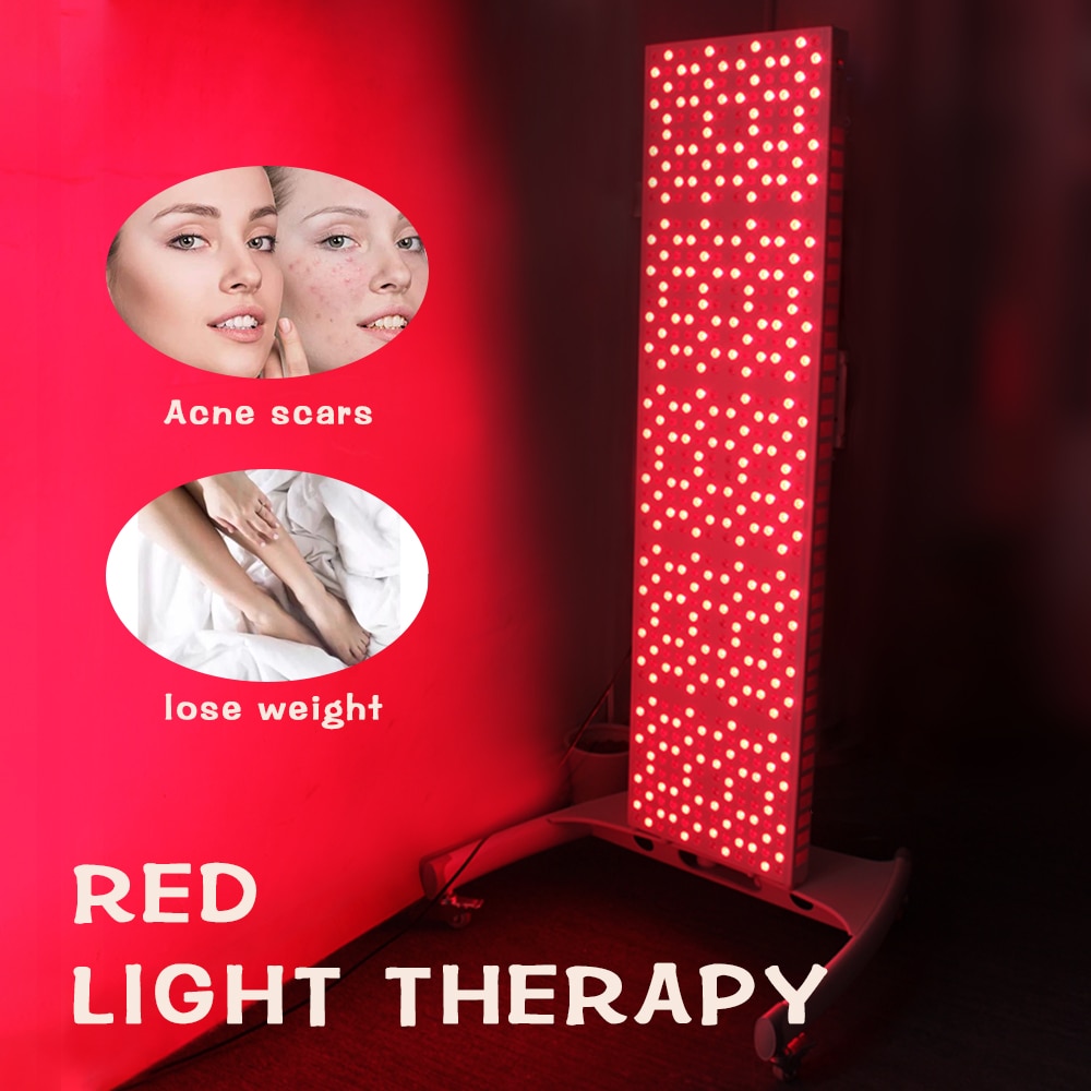 Red Light Therapy Lamp 24W LED Infrared Light Therapy Device 660nm 850nm Infrared Combo For Skin Care Pain Relief Health Care