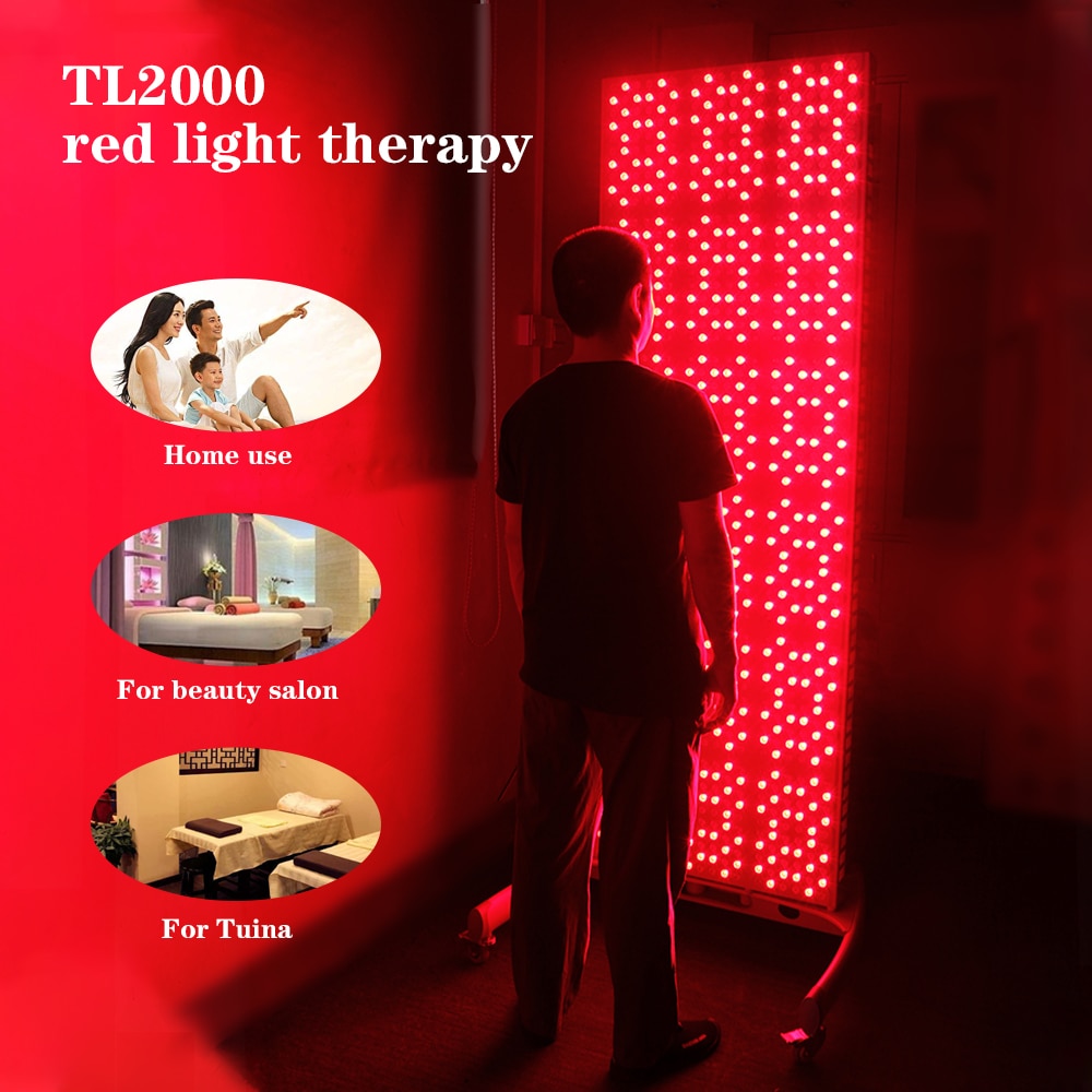 Red Light Therapy Lamp 24W LED Infrared Light Therapy Device 660nm 850nm Infrared Combo For Skin Care Pain Relief Health Care