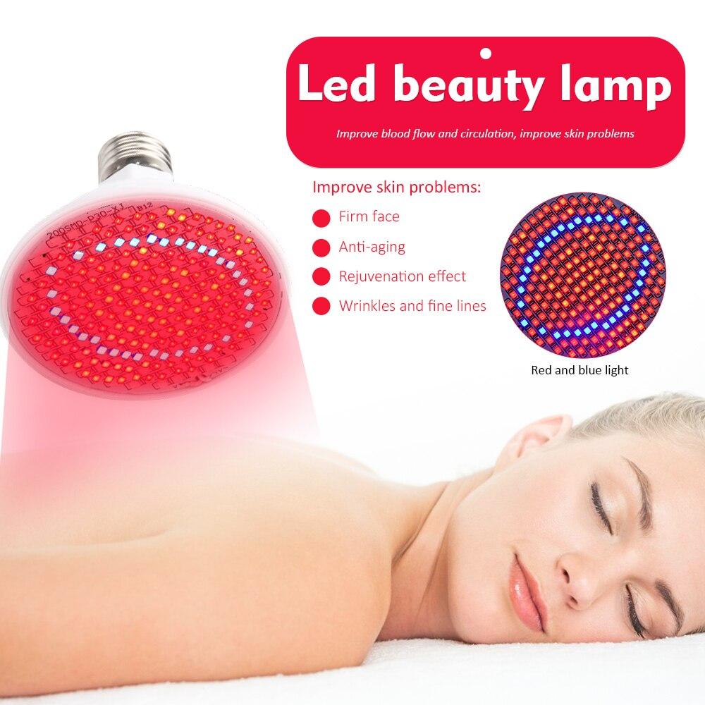 200LEDs Anti Aging 45W Red Led Light Therapy Deeps Red 660nm and Near Infrared 850nm Led Light for Full Body Skin and Pain Relie