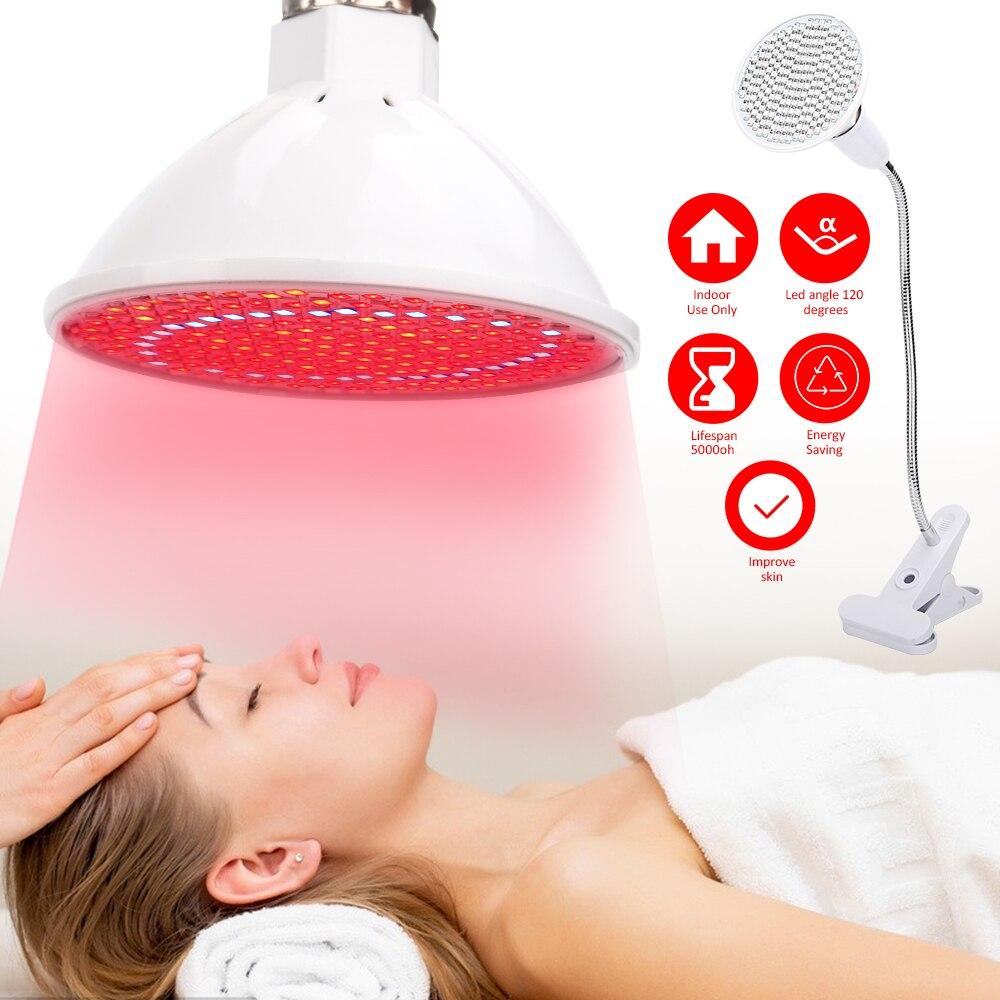 200LEDs Anti Aging 45W Red Led Light Therapy Deeps Red 660nm and Near Infrared 850nm Led Light for Full Body Skin and Pain Relie