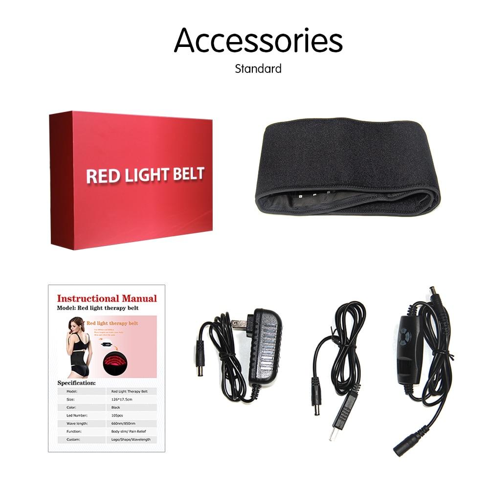 2021 New LED Red Light＆Near Infrared Light Therapy Devices Large Pads Wearable Wrap for Pain Relief Belt