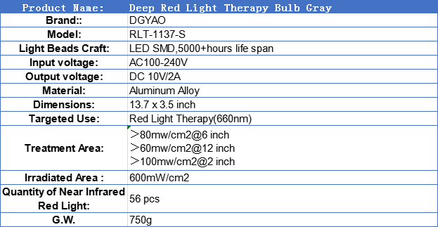 Red LED Light Bulb InfraredTherapy Lamp Heated Physiotherapy Beauty Full Body Back Knee Pain Relief Lighting Massage Health Care