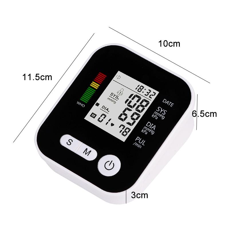 Smart Portable Arm Blood Pressure Monitor Meter Cuff Medical Device Sphygmomanometer Blood Pressure Home Health Detector Machine