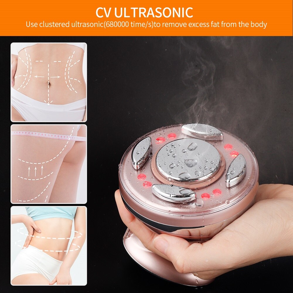 RF Slimming Massager Vibration Cavitation Ultrasonic Fat Burning Weight Loss Device High Frequency Anti Cellulite Keep Health