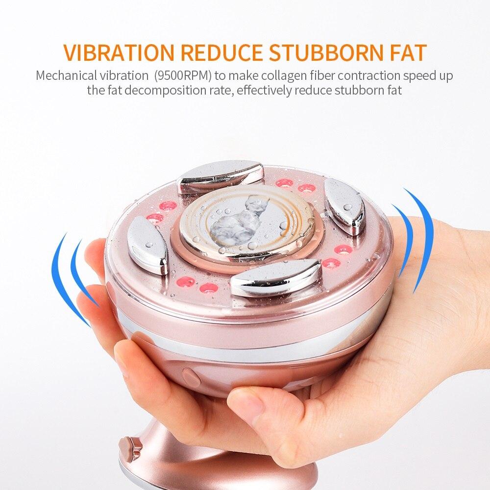 RF Slimming Massager Vibration Cavitation Ultrasonic Fat Burning Weight Loss Device High Frequency Anti Cellulite Keep Health