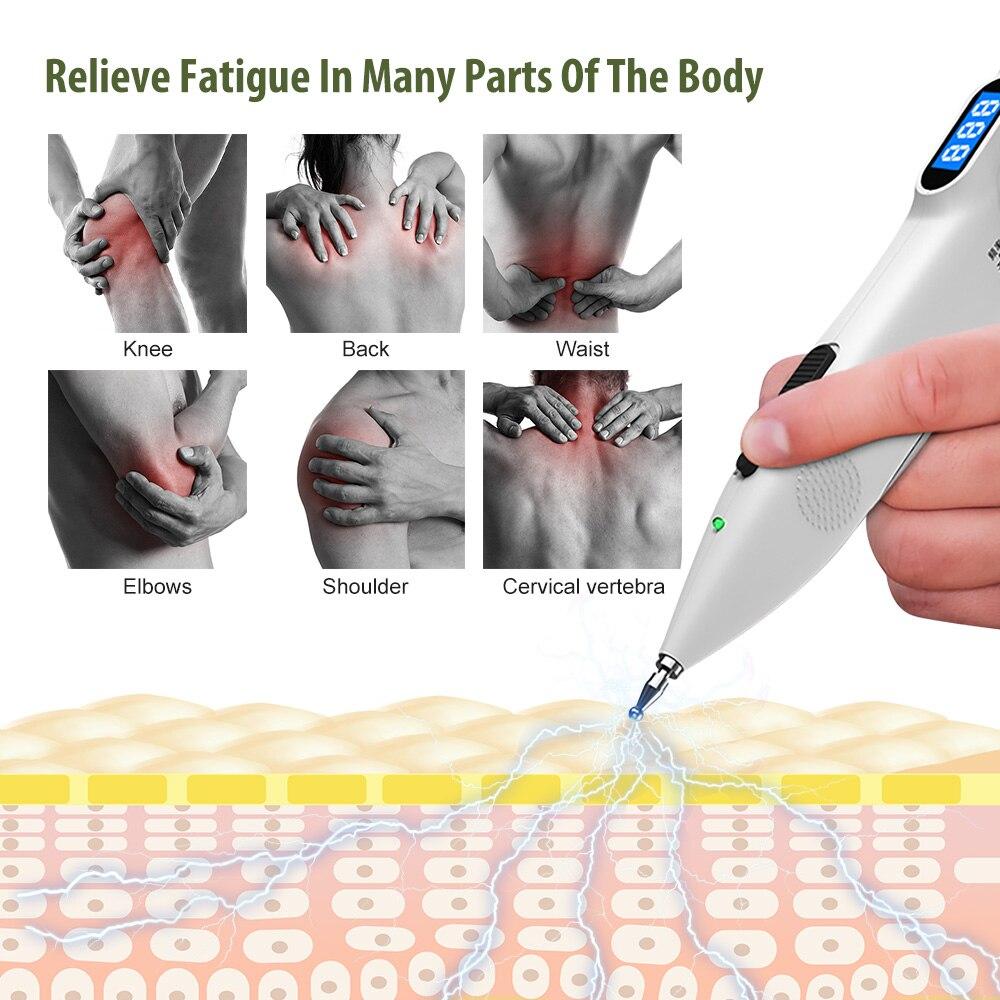 Auto Smart Acupuncture Pen With Digital Display Electro Acupuncture Point Muscle Stimulator Device Massage Equipment Health Care