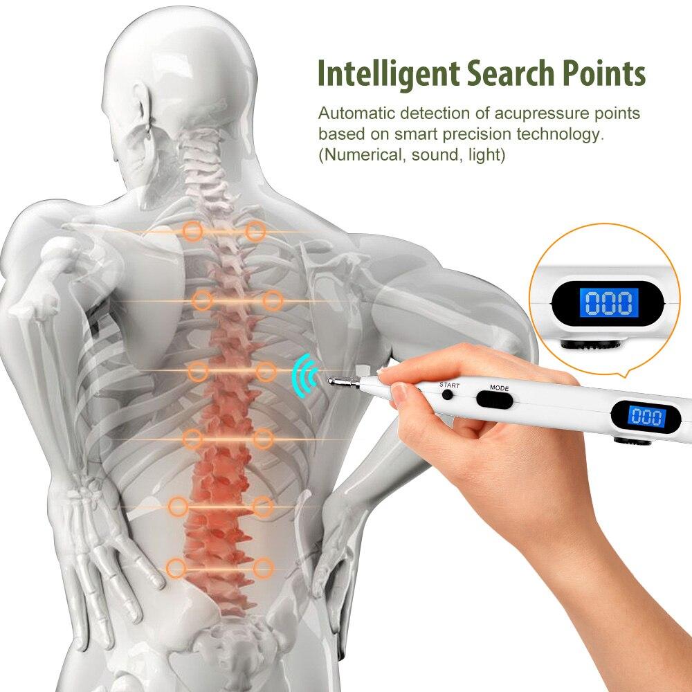 Auto Smart Acupuncture Pen With Digital Display Electro Acupuncture Point Muscle Stimulator Device Massage Equipment Health Care