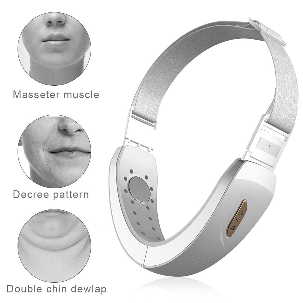 MaxinryCare V-Face Lifting Device Chin V-Line Up Lift Belt Red LED Photon Light Therapy EMS Massage Face Care Slimming Machine