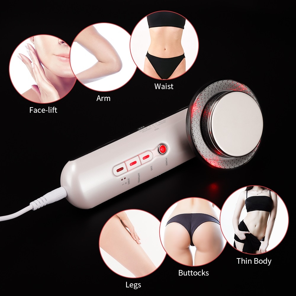 Ultrasound Cavitation EMS Body Slimming Massager Lipo Fat Burner Machine Galvanic Infrared Ultrasonic Weight Loss Facial Lifting