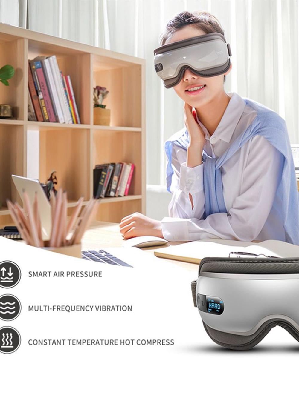 Breo iSee16 4D Smart Airbag Vibration Eye Massager Eye Acupoint Massage with Heating and Soothing Music Device