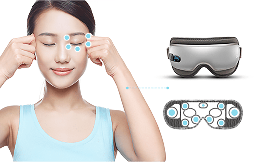 Breo iSee16 4D Smart Airbag Vibration Eye Massager Eye Acupoint Massage with Heating and Soothing Music Device