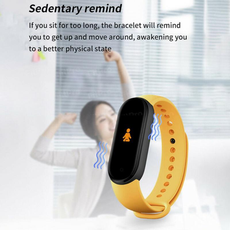 M5 Health Bracelet Heart Rate Blood Pressure Smart Band Fitness Tracker Smartband Wristband for Smart Band 5 Smart Watch Devices