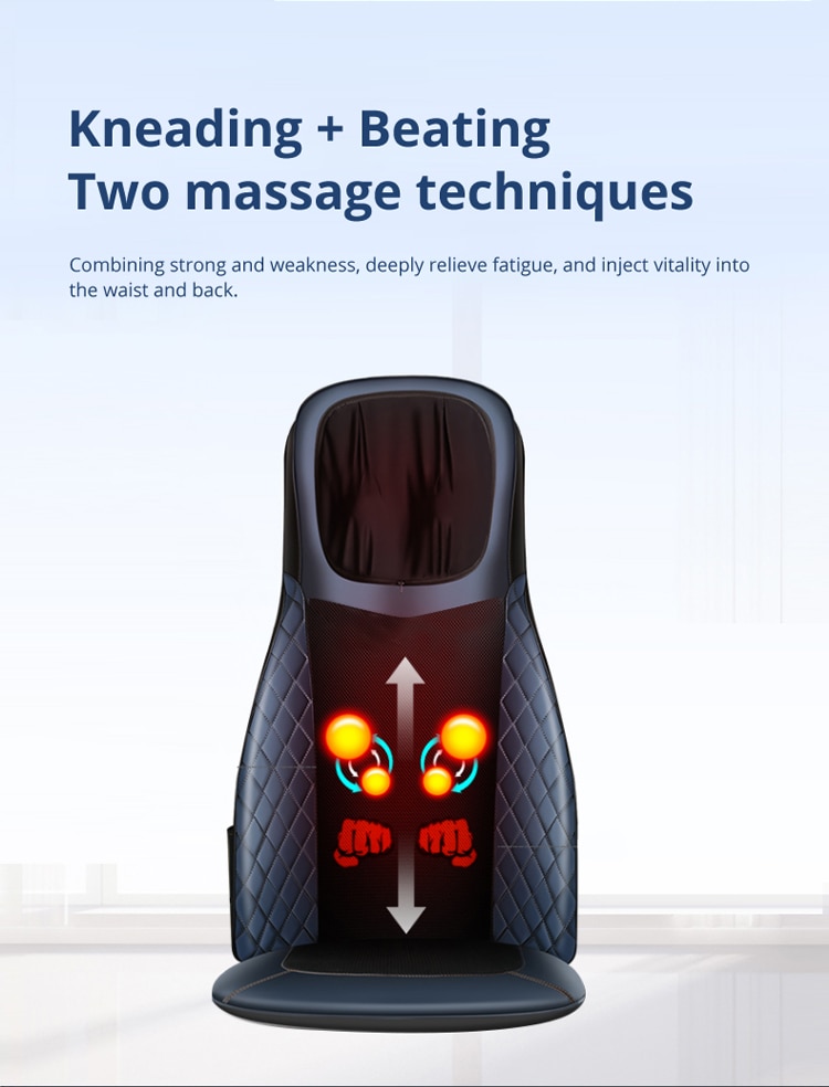 MARESE K8 Electric vibrate back massager cheap body shoulder Heating massage chair sofa machine Neck masage cushion pillow chair